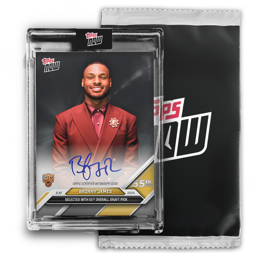 2024 Topps Now D9AUT Bronny James Auto Sealed Pack #/99 Or Lower SEALED PACK #1