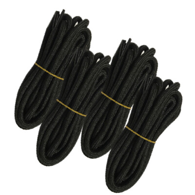 4pair 5mm Thick Heavy duty Round Hiking Work Boot Shoe laces