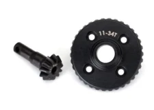 Traxxas TRA8279R Ring gear, differential/ pinion gear, differential (machined)