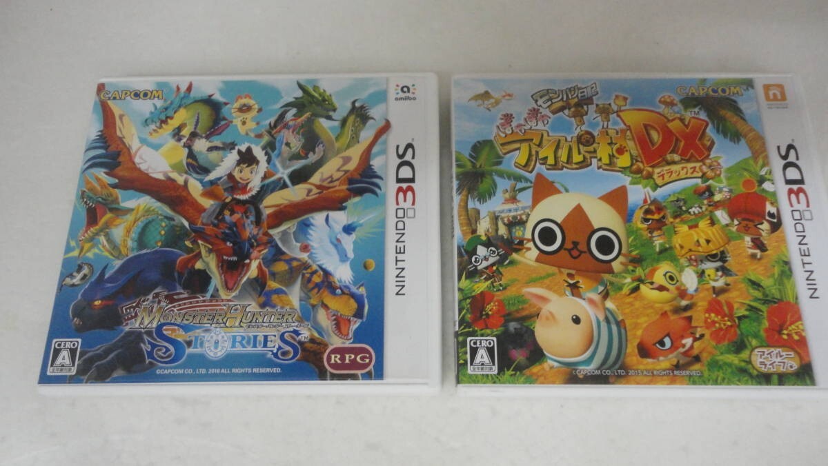 Nintendo 3DS Monster Hunter Stories Poka Poka Airu village set Japan