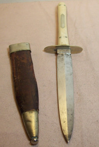 ANTIQUE CIVIL WAR ERA DAGGER~A. DAVY & SONS EXCHANGE WORKS~RARE SHEFFIELD KNIFE~