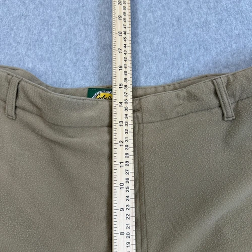 Cabela's Pants Mens Size 44 Brown Tan Straight Leg Fleece Outdoor Gear Hunting - Picture 11 of 13