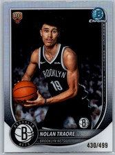 2025-26 Bowman Basketball NOLAN TRAORE RC #BCV-19 Chrome Rookie Refractor /499
