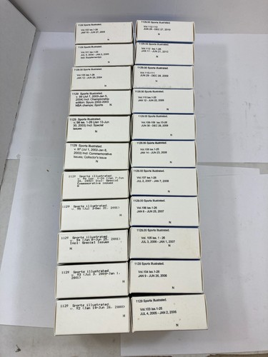 22 Reels Sports Illustrated Magazine On Microfilm ~ Dates 1/1/2000 - 12/31/2010