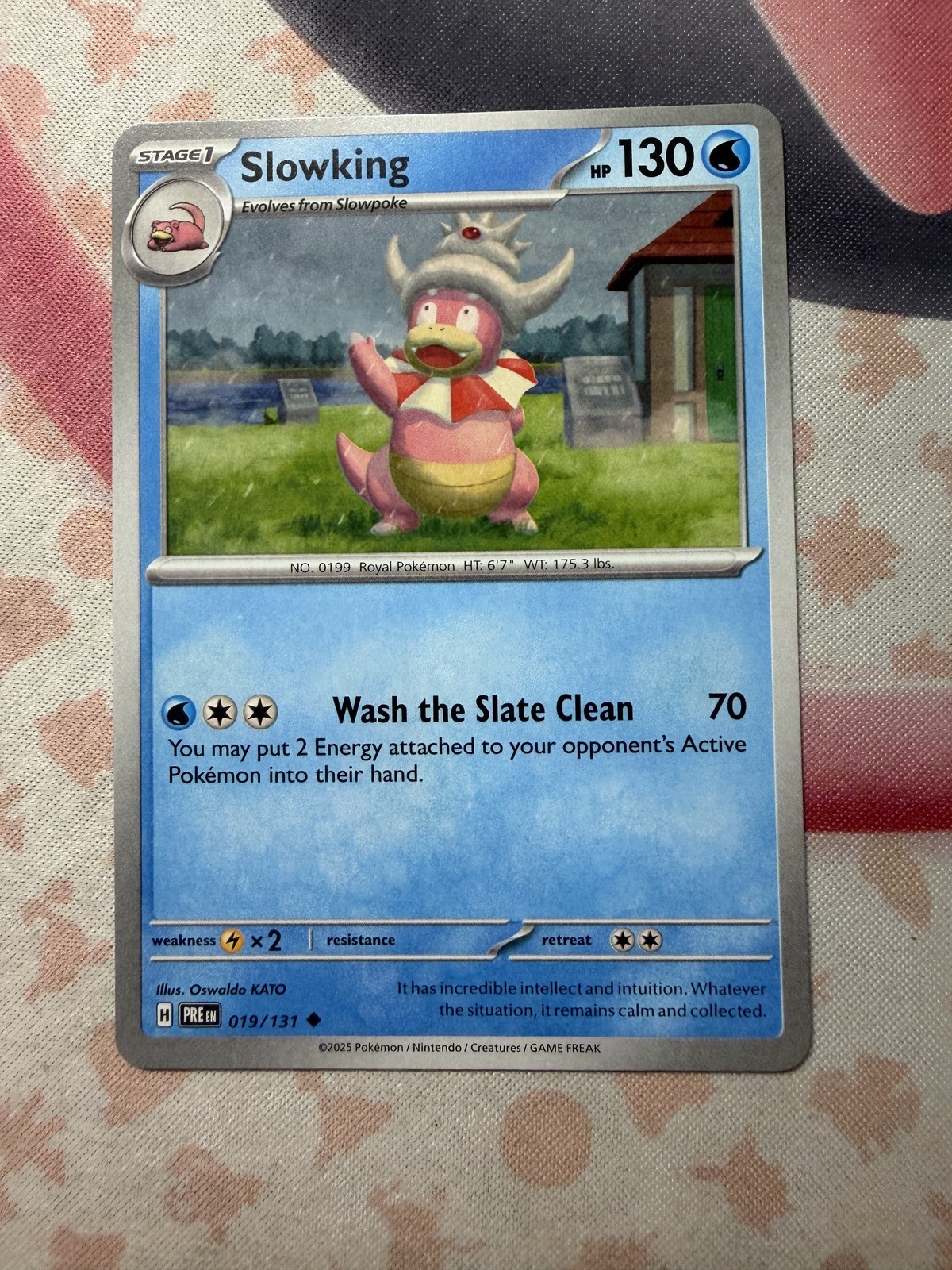 Slowking Uncommon SV: Prismatic Evolutions 019/131 NM English Pokemon Card