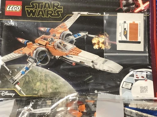LEGO STAR WARS 75273 Poe Dameron’s X-Wing Fighter. No Minifigures. No Box. *Read