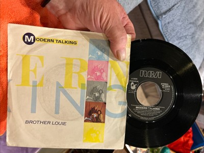 MODERN TALKING - Brother Louie 7  Single Vinyl Record 1986 RCA PB40875 Vg+