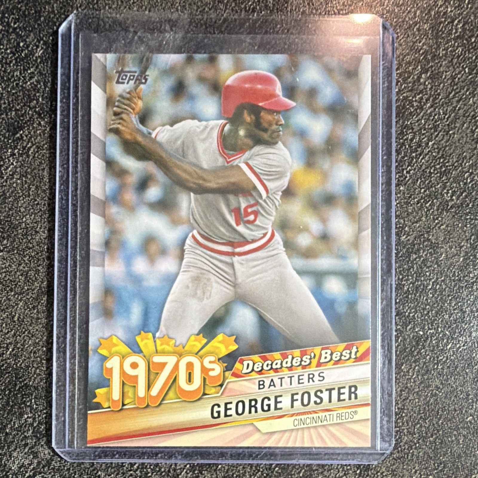 George Foster #DB-49 2020 Topps Baseball Decades Best Series 2