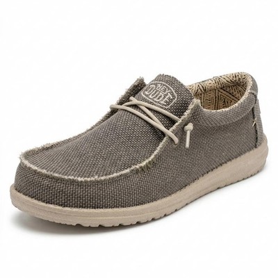 Hey Dude Herren Schuhe Canvas Sneaker wally grün HD40003 3VE army