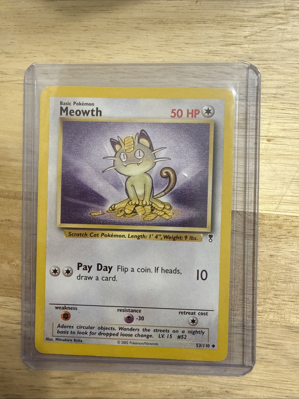 Meowth 53/110- Legendary Collection - uncommon - Pokemon Card  - NM