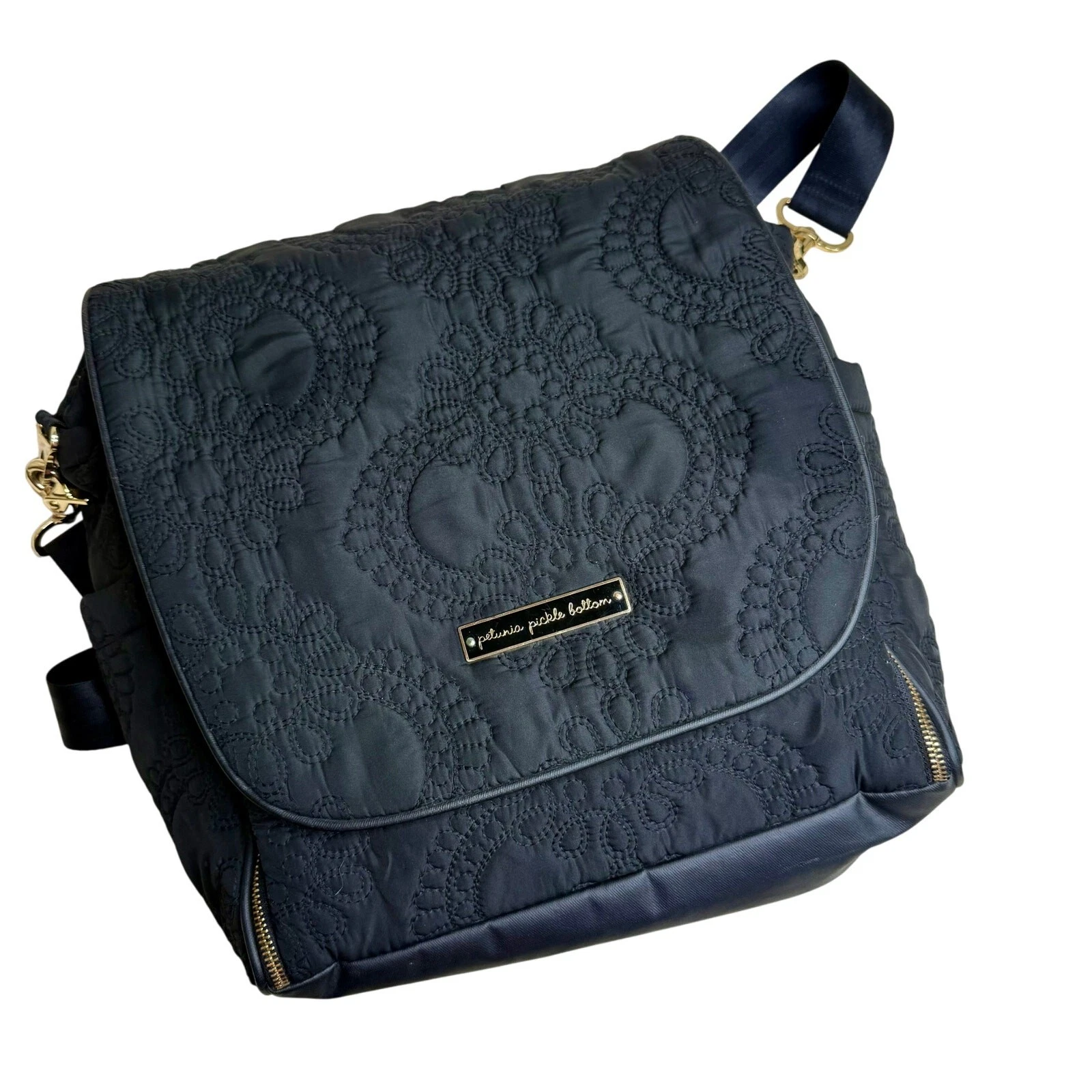PETUNIA PICKLE BOTTOM Central Park North Boxy Backpack Black
