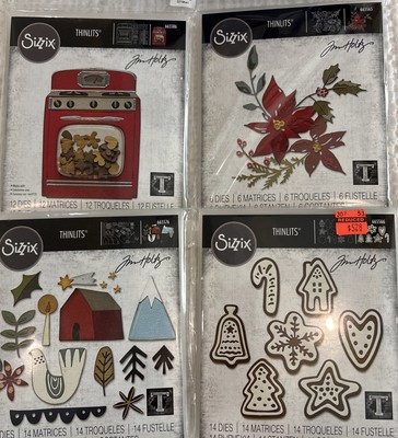 Sizzix Thinlits Die Tim Holtz Christmas Holiday & More NEW