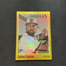 2024 Topps Archives - 1970 Topps Colton Cowser #188 Yellow Foilboard (RC)