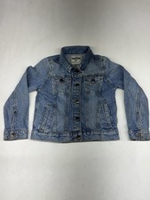 Big Boys Osh Kosh Bgosh Light Wash Jean Denim Jacket Size 7 Preowned - READ