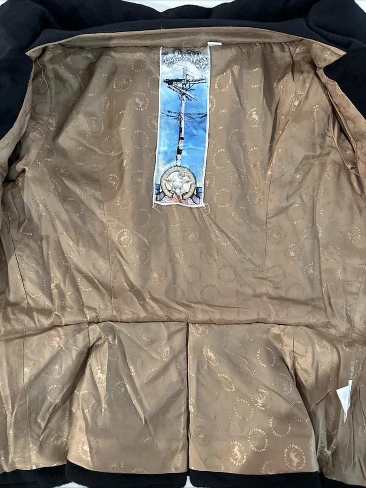 Vintage Y2K L.A.M.B. Chaqueta Blazer by Gwen Stefani Steampunk Talla 6 Victoriana Foto 2 de 4