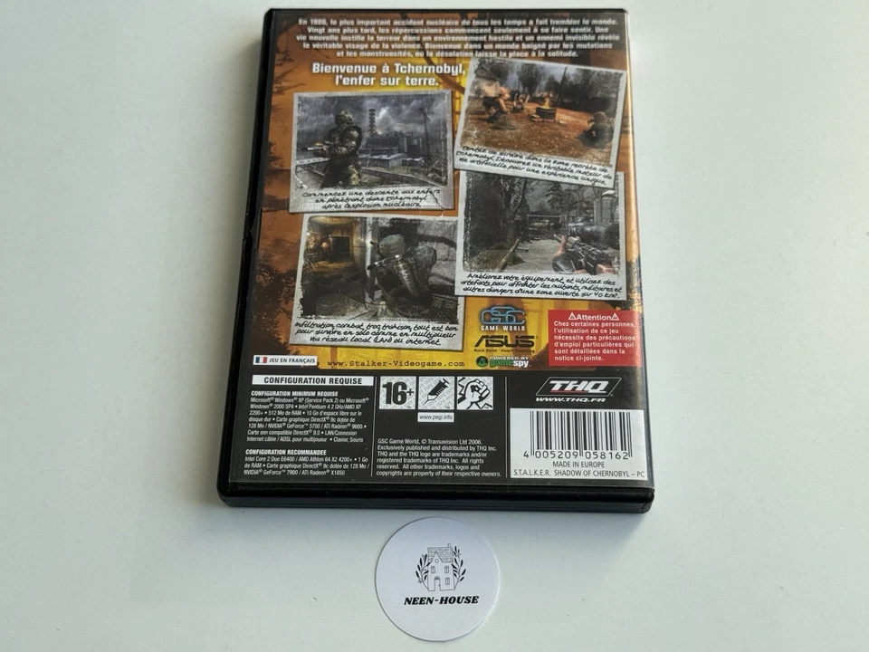 Stalker Shadow Of Chernobyl - Jeu PC - FR - Avec Notice - THQ - Photo 3/3