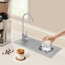 Pitcher Glass Rinser W/Faucet Embedded Coffee Tea Milk Cup Washer Cleaning Sink