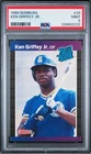1989 Donruss Ken Griffey Jr Rookie PSA 9 RC #33