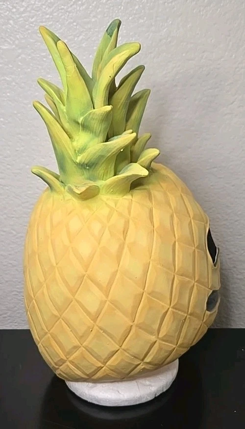 Pineapple Fruit Latex Mask, Cosplay Latex Halloween Prop Head Piece - Image 4 of 4