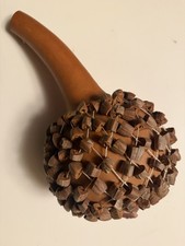 Authentic African Shaker Rattle Drum Gourd Hand Percussion Nice Gift Handmade