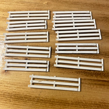 VINTAGE MARX CAPE CANAVERAL MISSILE BASE PLASTIC BOARD FENCE 11PCS