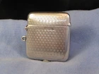 VINTAGE ART DECO SOLID SILVER PETROL POCKET LIGHTER 1929 UNIQUE JEWELLERS MADE