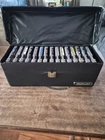 Vtg. Lot of 15 Nintendo Game Cartridges in a Black Nintendo (Logo) Storage Case