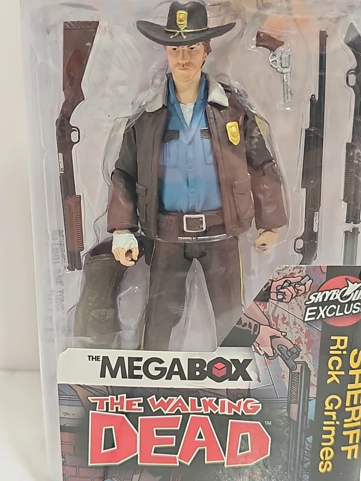 Figura de acción The Walking Dead Sheriff Rick Grimes McFarlane sellada limpia Foto 4 de 4