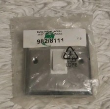 Pojedynczy przełącznik 13amp Włącznik światła Chrom Elektryczny C2