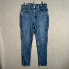 Levis 721 High Rise Skinny Jeans Womens Size 29 x 28 Blue Denim