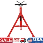 New ListingV-Head Pipe Stand Folding Tripod Jack 28" - 52" Height 2500Lbs Capacity Steel