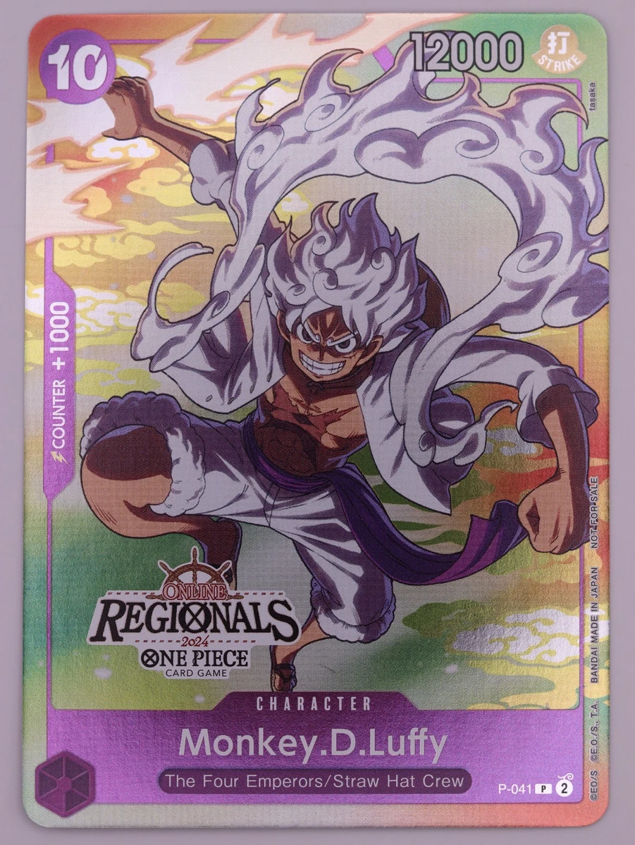 Monkey.D.Luffy [Participant] P-041 One Piece Promotion Cards for