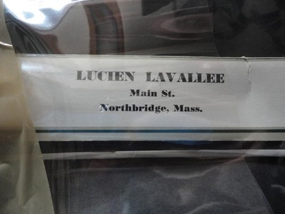 1960 15 3/4'' Long matchbook (full) Lucien Lavallee Northbridge Mass. Calendar
