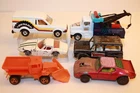 6 Vintage 1960's-1980's Hot Wheels / Matchbox / Corgi / Tootsie Cars & Trucks