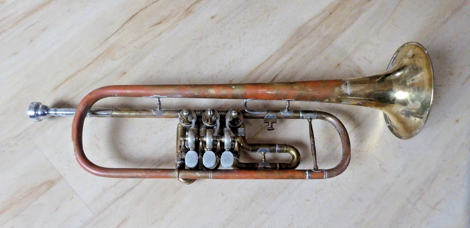 Trompete in B  - Drehventile - Miraphone - 60er Jahre - Bild 4 von 4