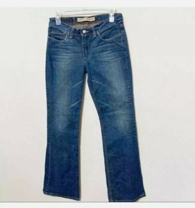 Express Hipster Flare Blue Denim Jeans Size 3/4 L