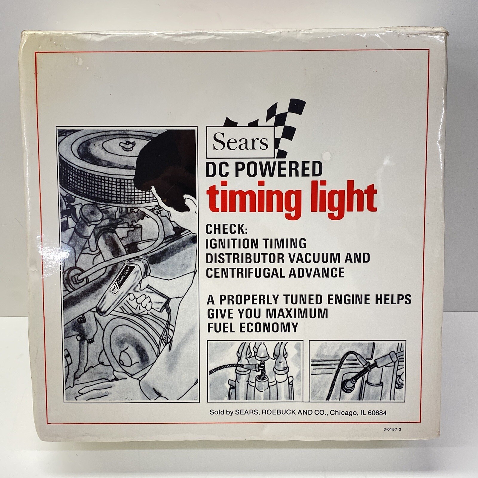 Vintage Sears DC Power Timing Light, Xenon Flash Tube NEW eBay