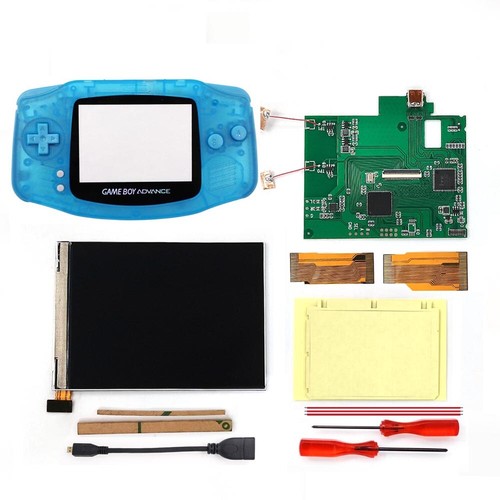 GBA V2 IPS Backlight LCD HDMI-Compatible Output Retro Pixel Kit+Colorful Buttons - Picture 37 of 70