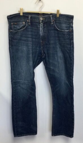 Jeans Polo Ralph Lauren uomo vintage taglia 36x30 blu denim - Foto 2 di 14