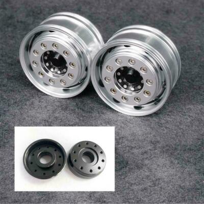 LESU Front Wide Wheel Hub for 1/14 Tamiye Model Axle RC Tractor Truck Bearing