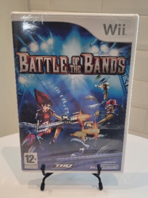 Battle Of The Bands Nintendo Wii 2008 PAL THQ Brandneu & Versiegelt Kostenlos UK P&P Sehr guter Zustand
