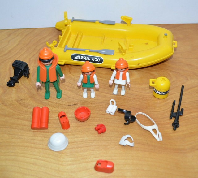 Playmobil 3399 Boat Trailer Jeep & Motor (7350) eBay