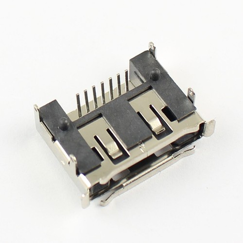 5Pcs E-SATA eSata 7 Pin Right Angle DIP Male Connector For Hard Drive HDD - Picture 3 of 7