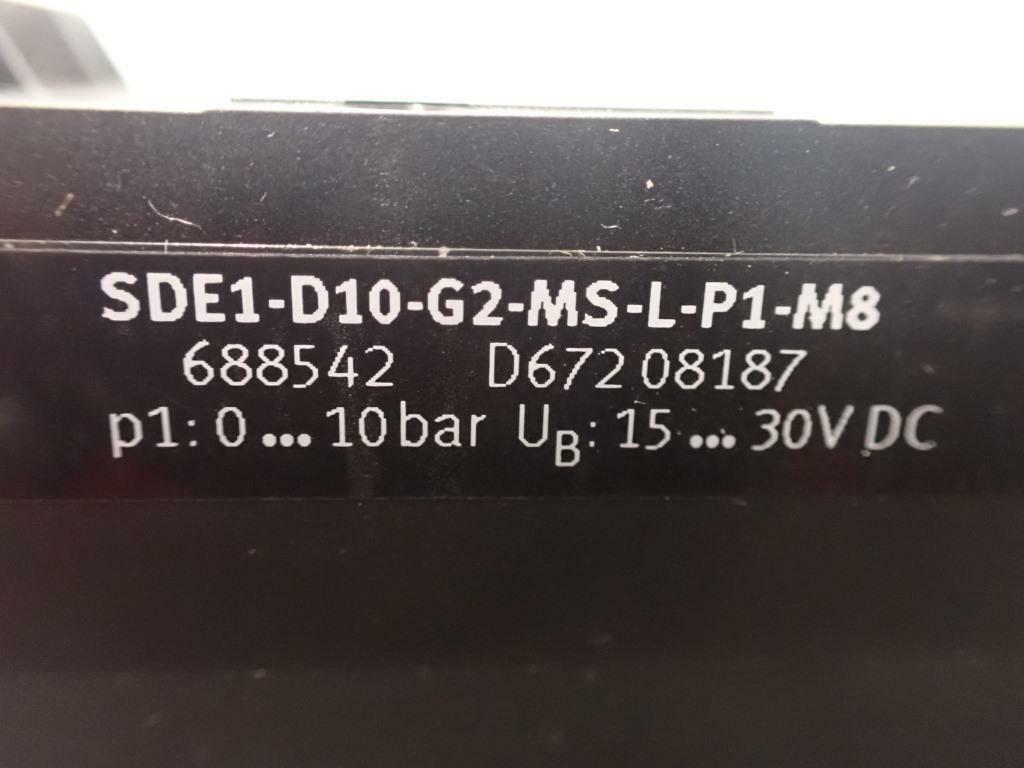 Elettrovalvola Festo SDE1-D10-G2-MS-L-P1-M8 (688542) Nuova, Originale, Per Automazione Industriale