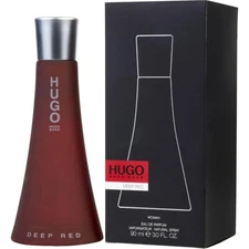 Hugo Deep Red by Hugo Boss 3 oz EDP Spray for Women New In Box