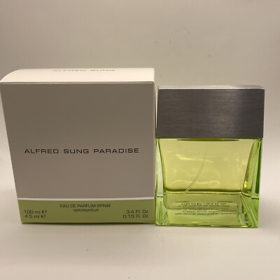 ALFRED SUNG PARADISE Eau De Parfum Spray For Women 3.4 oz / 100 ml - New In Box