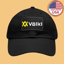 Volkl Sports Dad Hat with Leather Patch