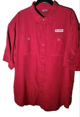 Chemise de pêche homme REEL LEGENDS ventilée taille XXL rouge avec 6 poches