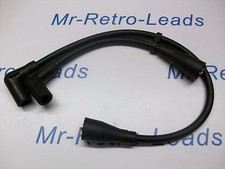 BLACK 8MM PERFORMANCE LEADS HARLEY DAVIDSON SOFT TAIL HERITAGE 1340 EVO 1984 99