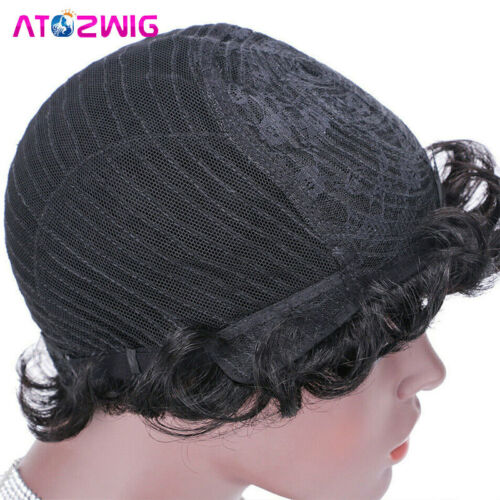 Short Bob Pixie Cut wigs for Black Women Human Hair Wig - Picture 6 of 6